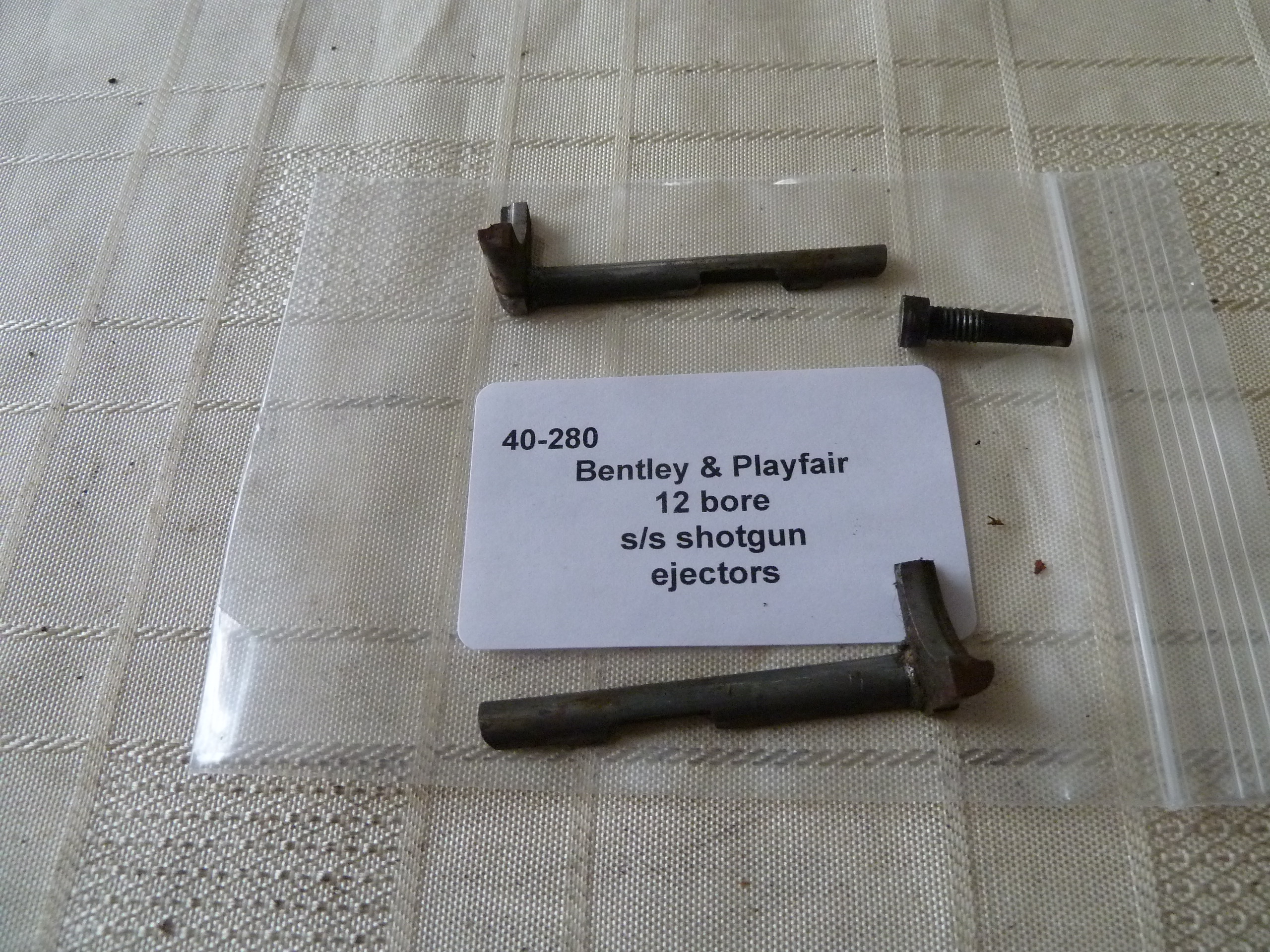 Bentley & Playfair 12 gauge shotgun ejectors