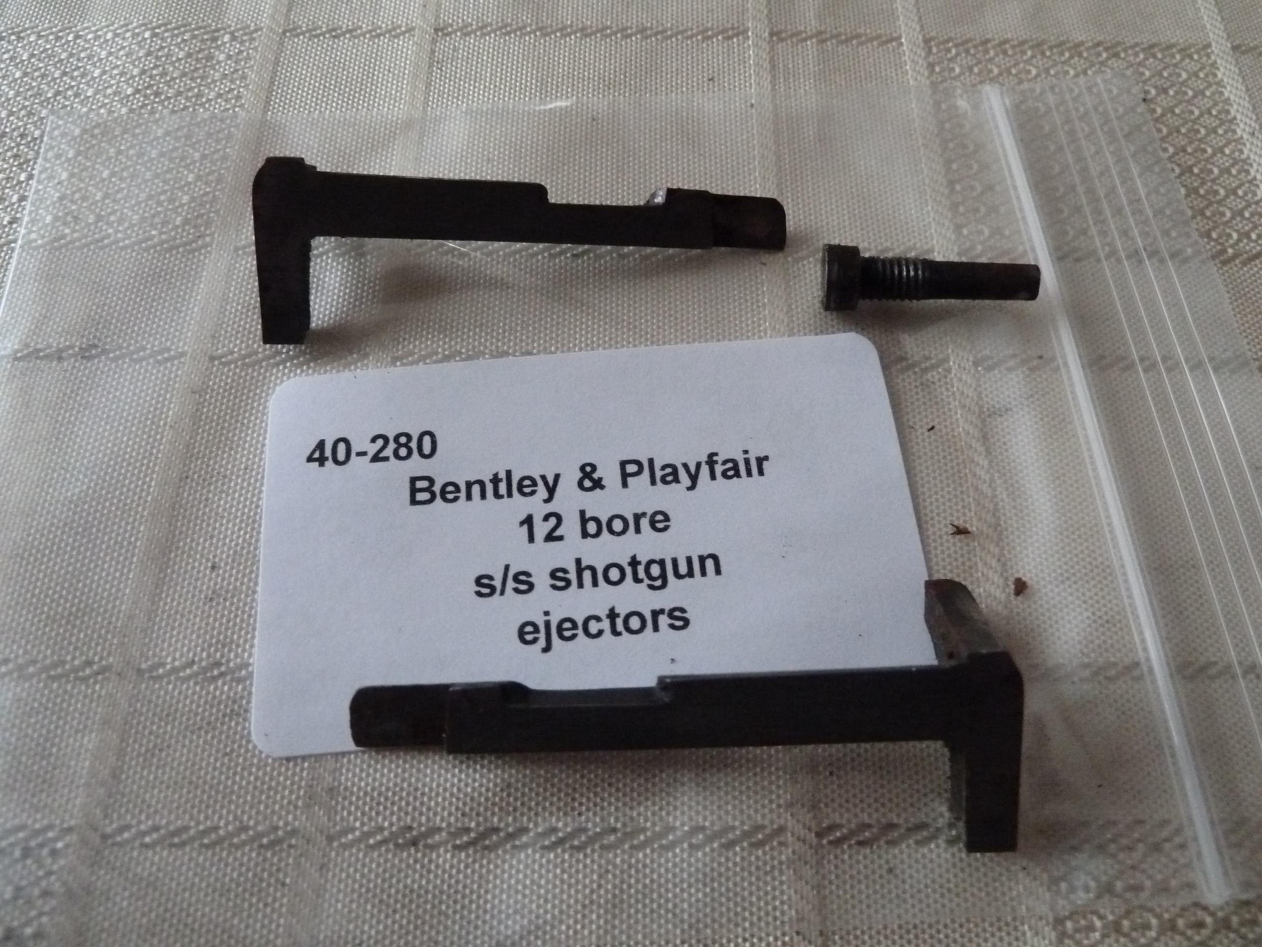 Bentley & Playfair 12 gauge shotgun ejectors