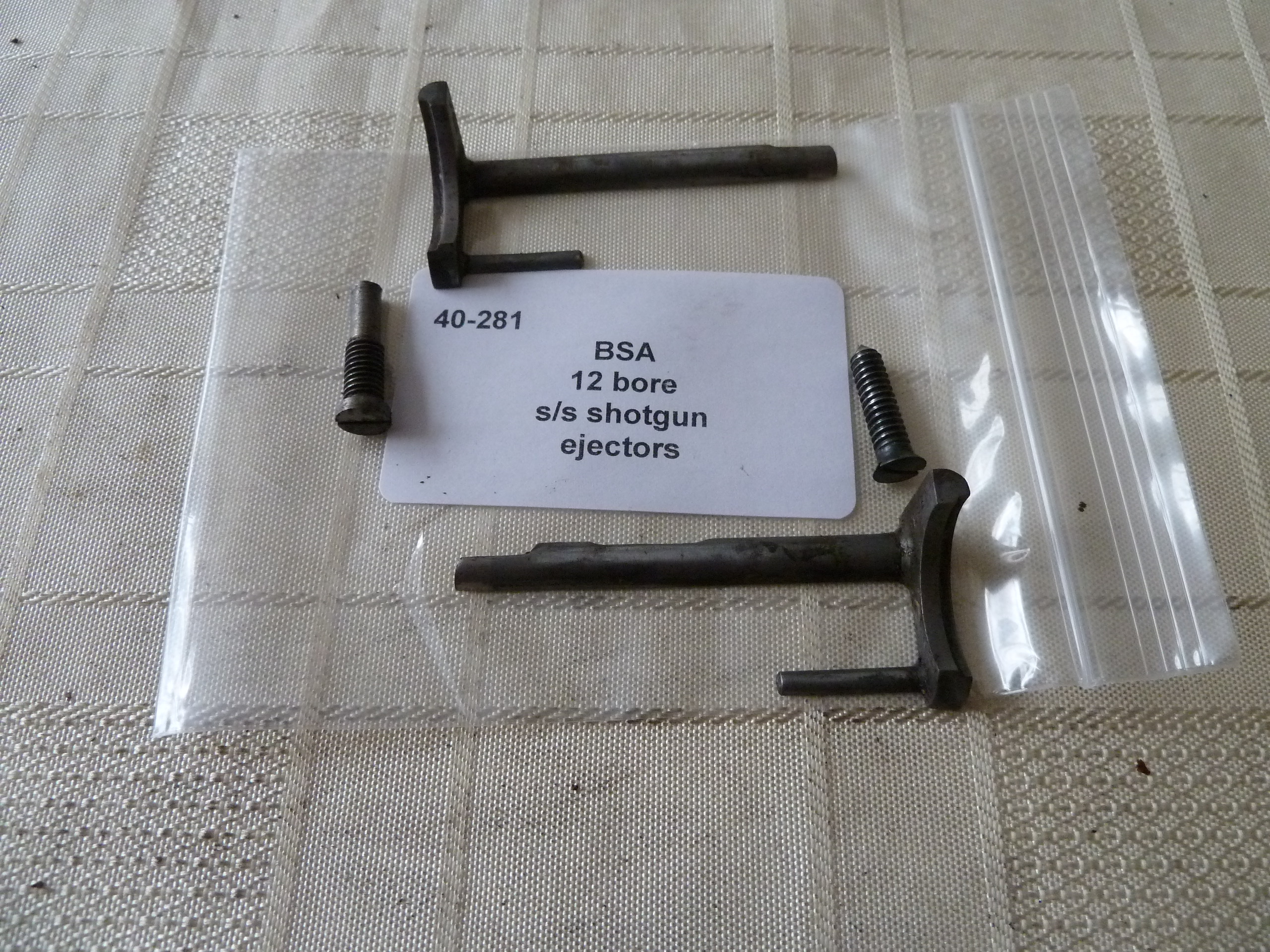 BSA 12 gauge shotgun side by side ejectors