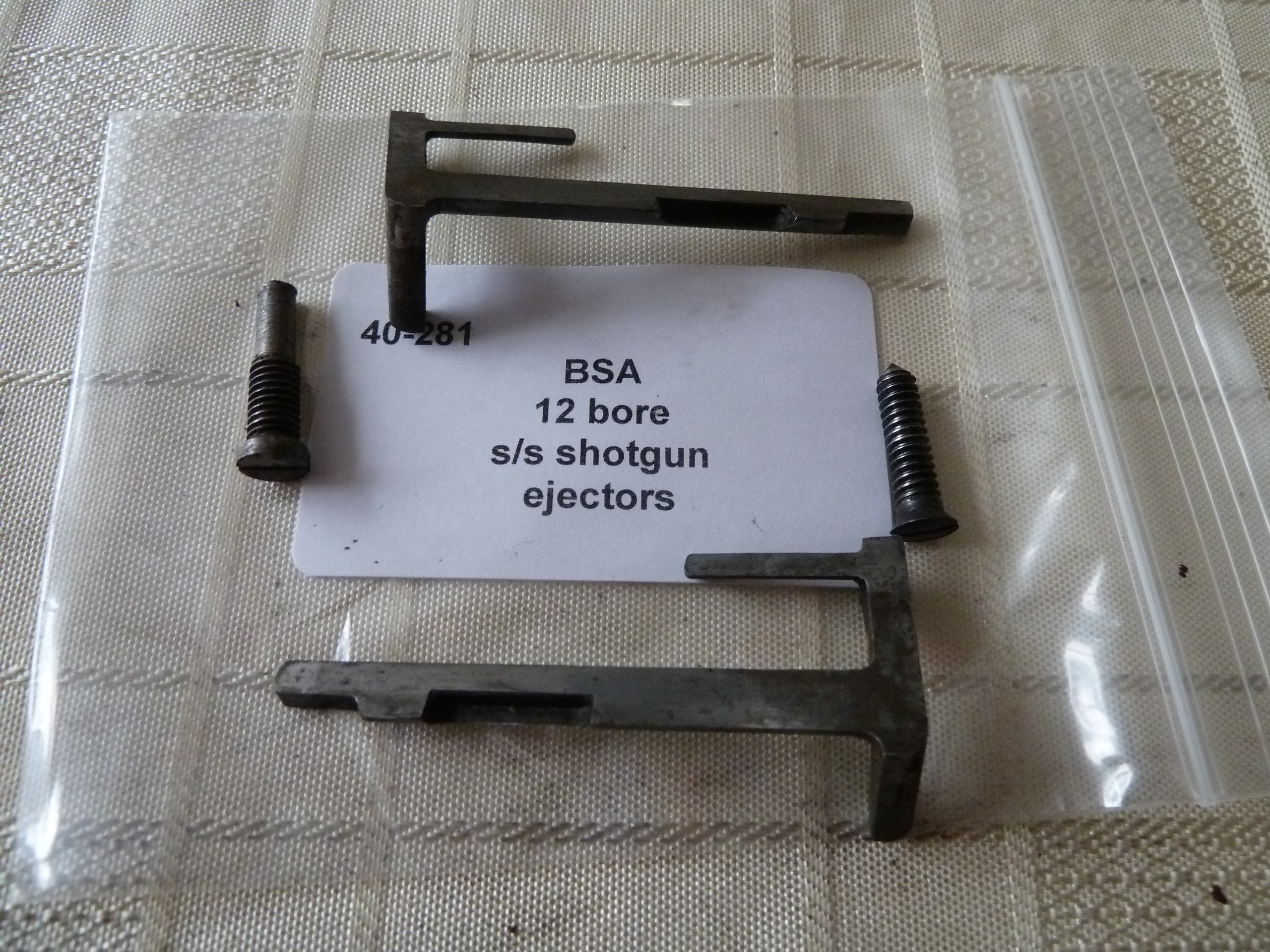 BSA 12 gauge shotgun side by side ejectors