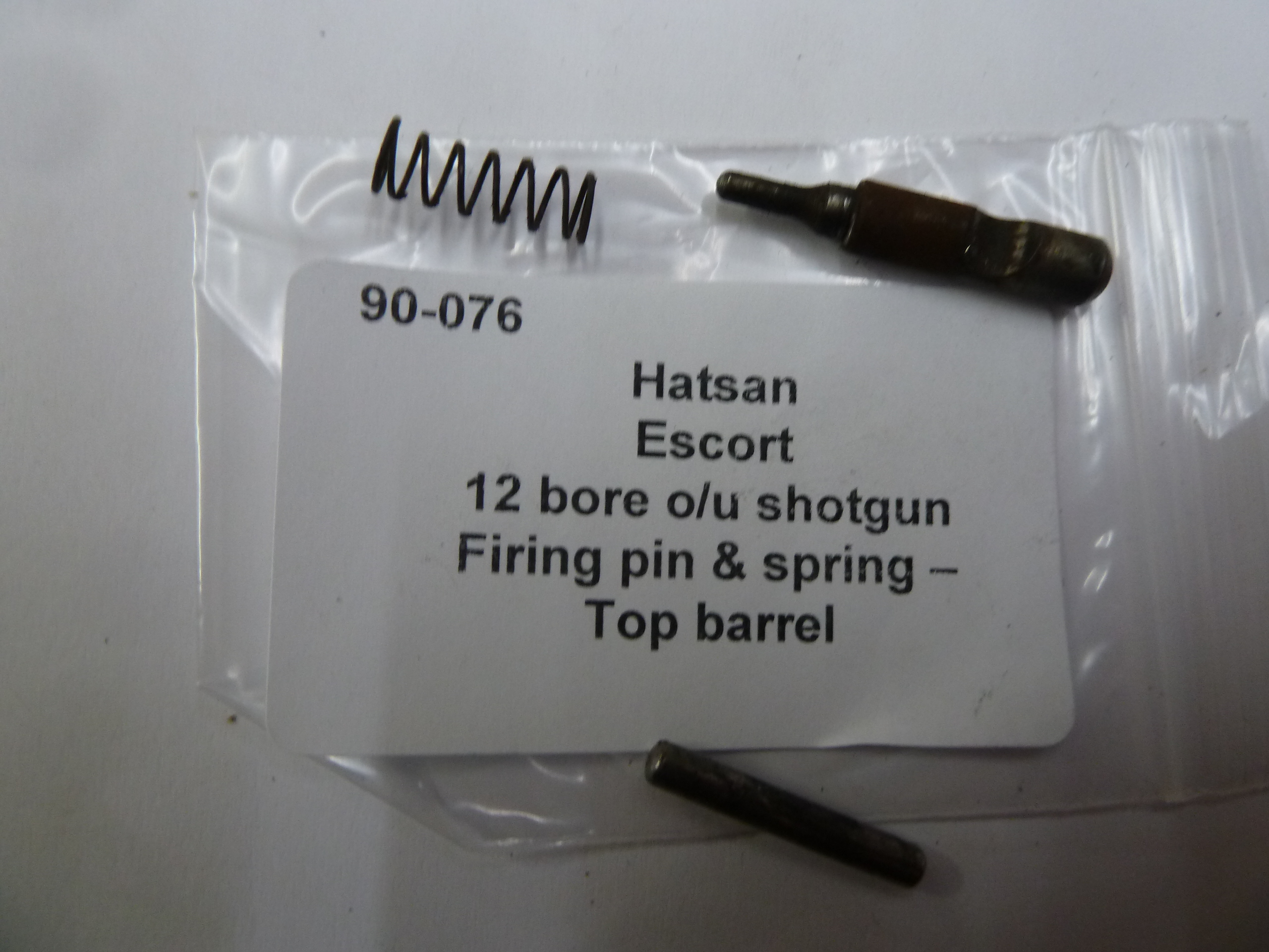 Hatsan over and under shotgun firing pin top barrel
