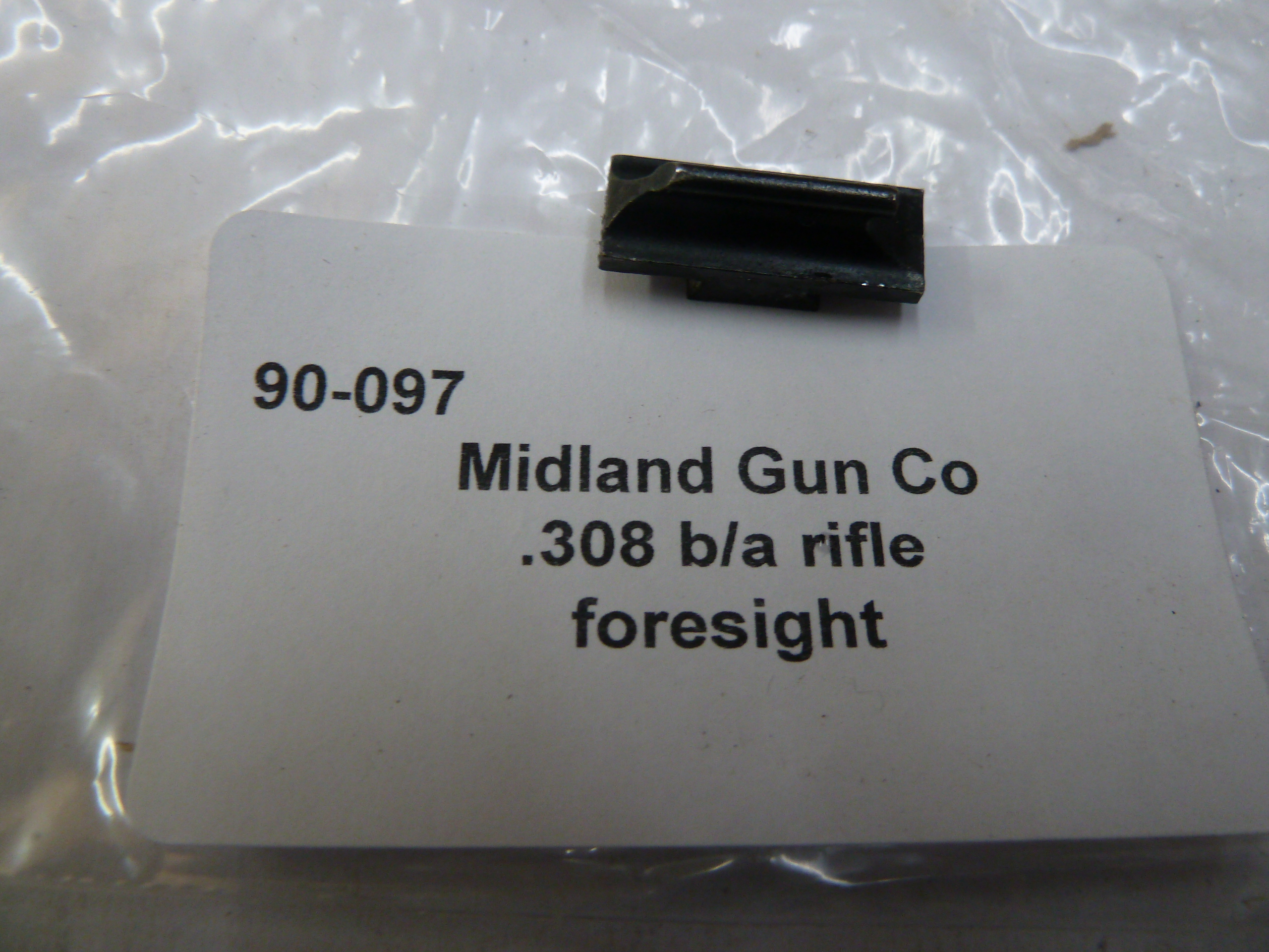 Midland .308 bolt action rifle foresight