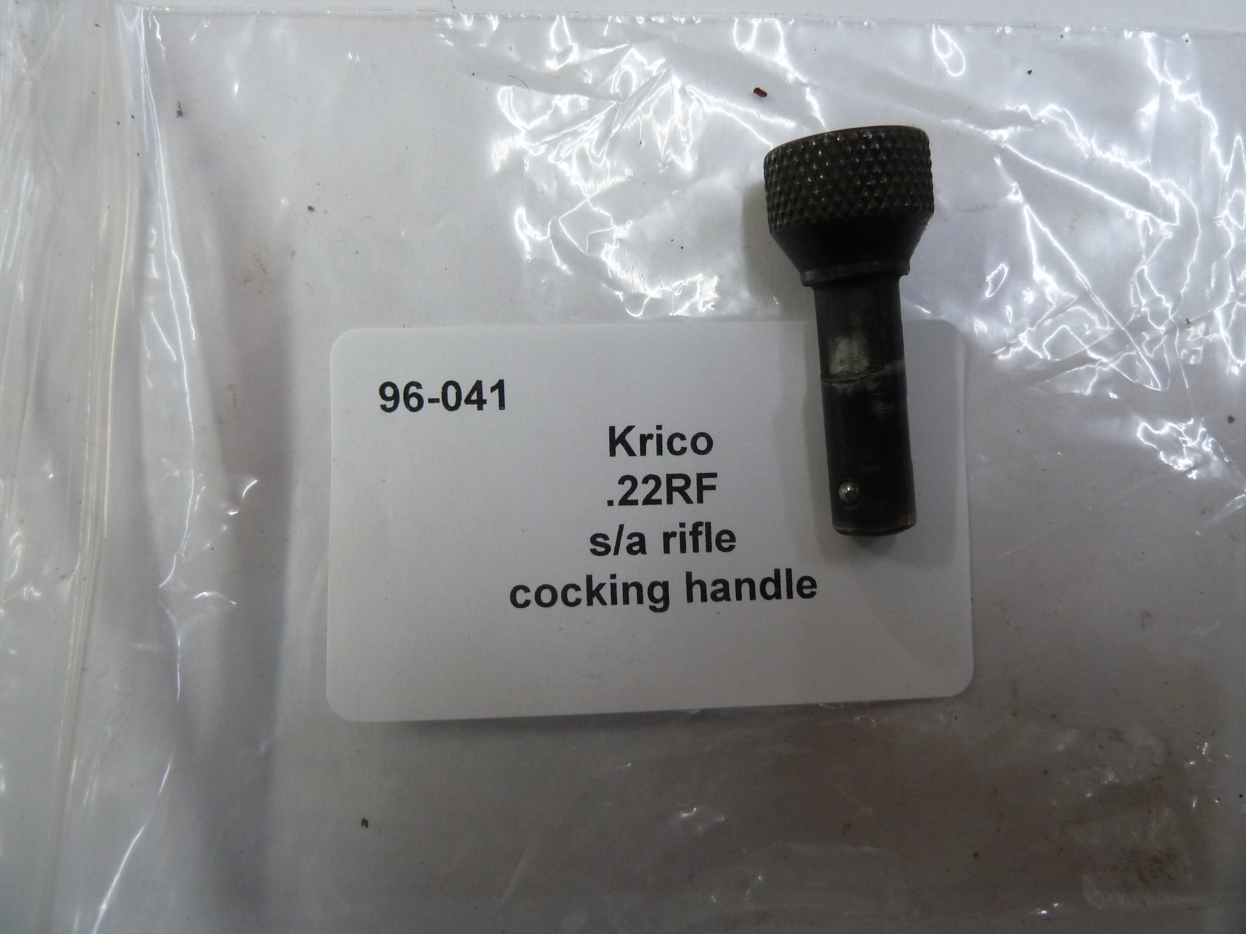 Krico semi auto rifle cocking handle