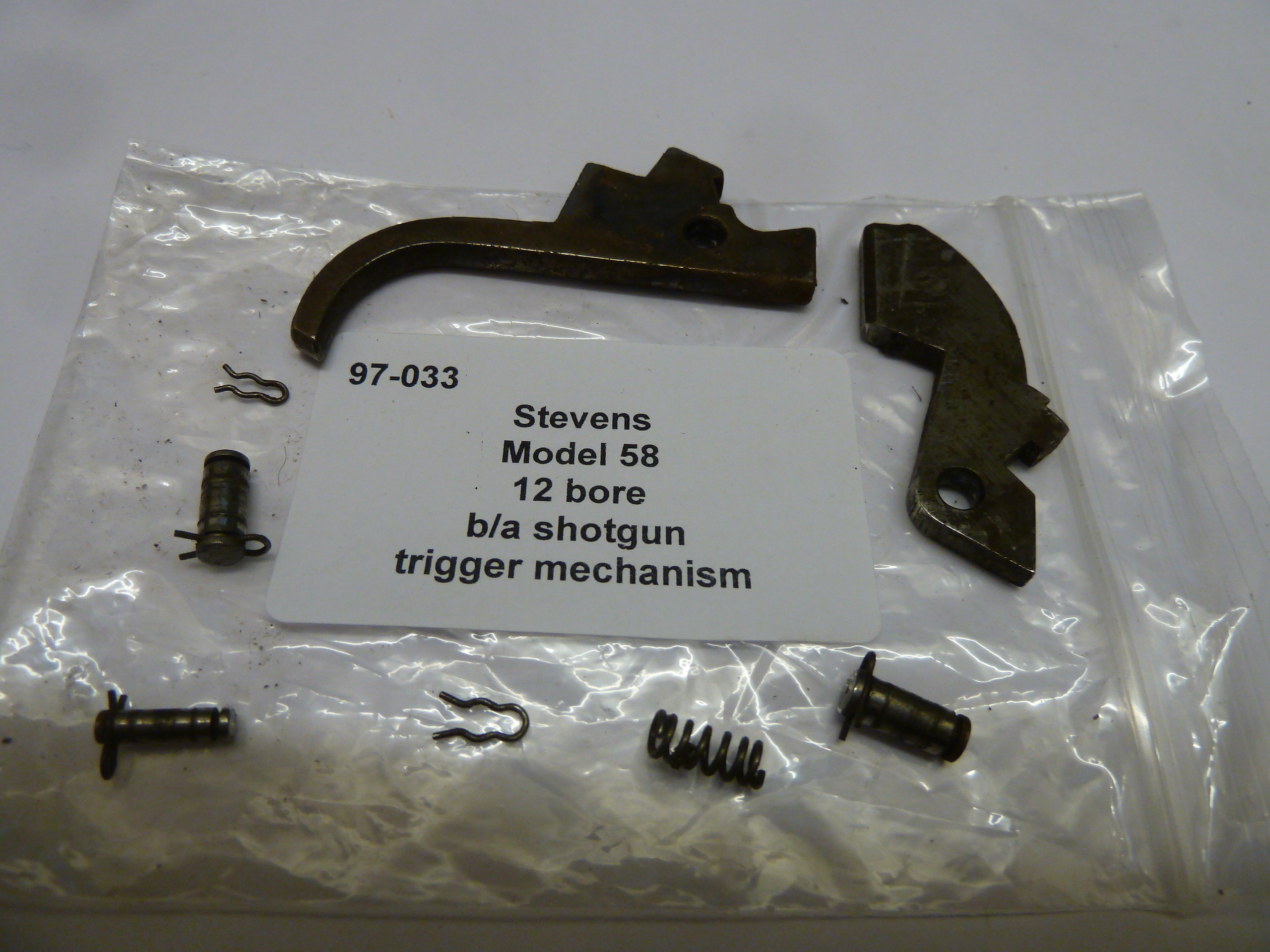 Stevens Model 58 shotgun trigger mechanism